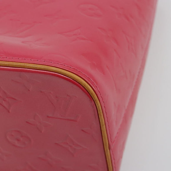 LOUIS VUITTON Monogram Vernis Houston Hand Bag Fran Boise M9132F LV Auth 184678V