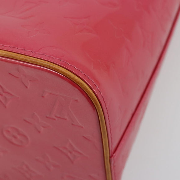 LOUIS VUITTON Monogram Vernis Houston Hand Bag Fran Boise M9132F LV Auth 184678V