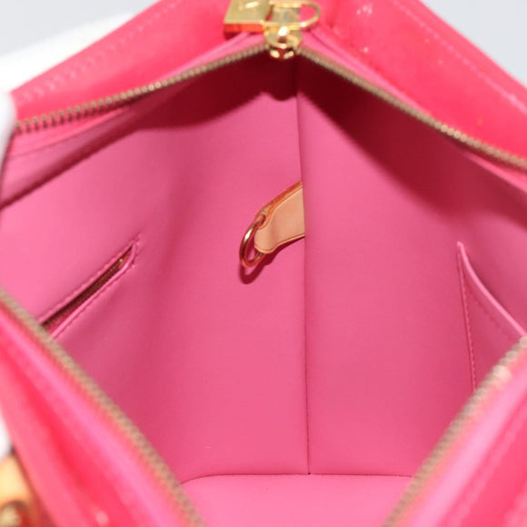 LOUIS VUITTON Monogram Vernis Houston Hand Bag Fran Boise M9132F LV Auth 184678V