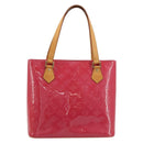 LOUIS VUITTON Monogram Vernis Houston Hand Bag Fran Boise M9132F LV Auth 184678V-13