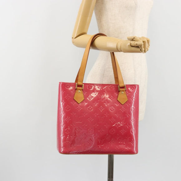 LOUIS VUITTON Monogram Vernis Houston Hand Bag Fran Boise M9132F LV Auth 184678V