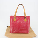 LOUIS VUITTON Monogram Vernis Houston Hand Bag Fran Boise M9132F LV Auth 184678V-12