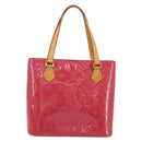 LOUIS VUITTON Monogram Vernis Houston Hand Bag Fran Boise M9132F LV Auth 184678V-2