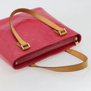 LOUIS VUITTON Monogram Vernis Houston Hand Bag Fran Boise M9132F LV Auth 184678V-6