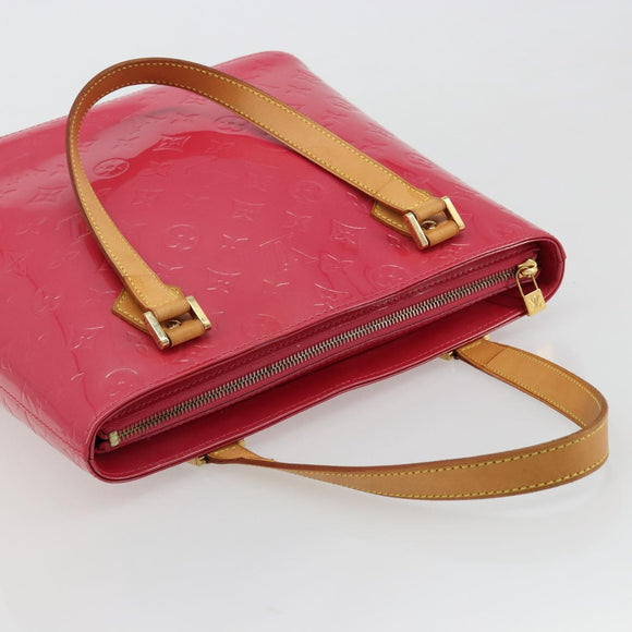 LOUIS VUITTON Monogram Vernis Houston Hand Bag Fran Boise M9132F LV Auth 184678V