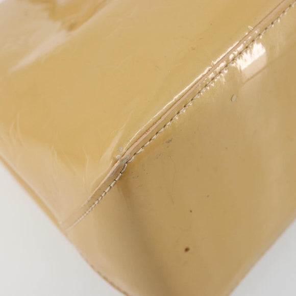 LOUIS VUITTON Vernis Wilshire PM Hand Bag Rose Flow Lantern M91642 Auth 184679