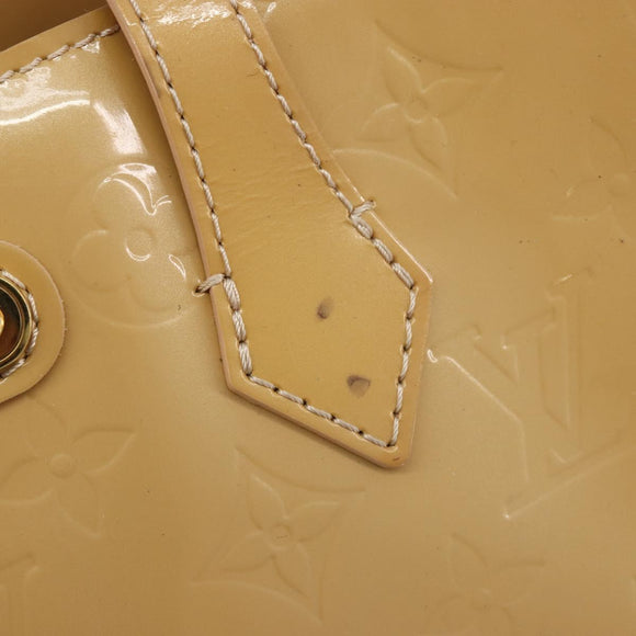 LOUIS VUITTON Vernis Wilshire PM Hand Bag Rose Flow Lantern M91642 Auth 184679