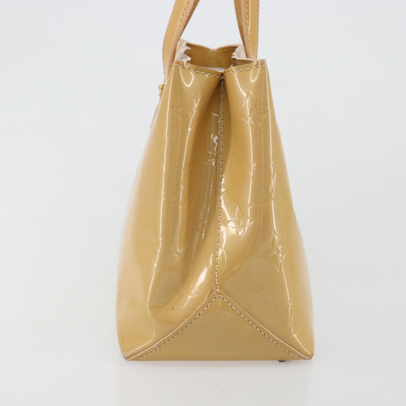 LOUIS VUITTON Vernis Wilshire PM Hand Bag Rose Flow Lantern M91642 Auth 184679