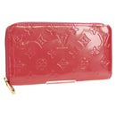 LOUIS VUITTON Vernis Zippy Wallet Wallet Fran Boise M9147F LV Auth 184680V-1