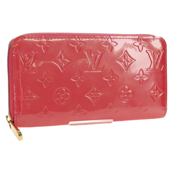 LOUIS VUITTON Vernis Zippy Wallet Wallet Fran Boise M9147F LV Auth 184680V