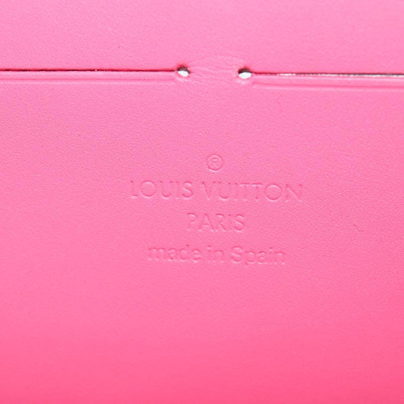 LOUIS VUITTON Vernis Zippy Wallet Wallet Fran Boise M9147F LV Auth 184680V