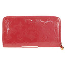 LOUIS VUITTON Vernis Zippy Wallet Wallet Fran Boise M9147F LV Auth 184680V-3