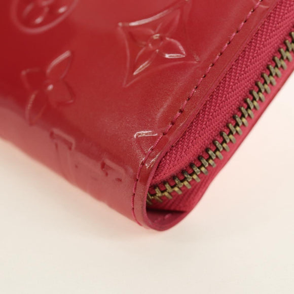 LOUIS VUITTON Vernis Zippy Wallet Wallet Fran Boise M9147F LV Auth 184680V