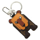 LOUIS VUITTON Monogram Porte Cles Animal Tiger Bag Charm MP1996 LV Auth 184681M-1