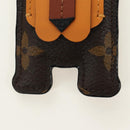 LOUIS VUITTON Monogram Porte Cles Animal Tiger Bag Charm MP1996 LV Auth 184681M-2