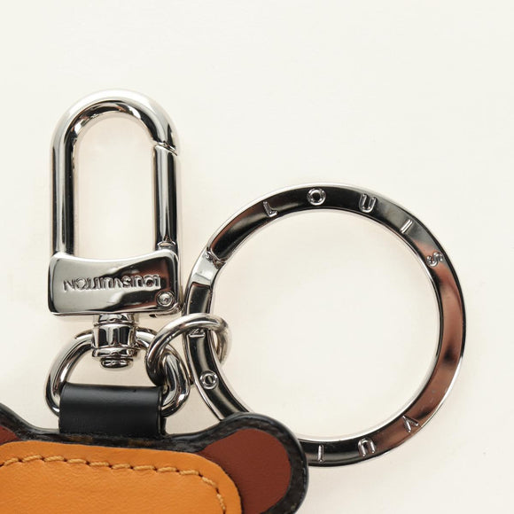 LOUIS VUITTON Monogram Porte Cles Animal Tiger Bag Charm MP1996 LV Auth 184681M