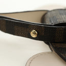 FENDI Zucca Canvas Best Friends Forever Coin Purse Brown Black Auth 184682M-8