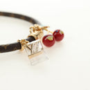 LOUIS VUITTON Monogram Cherry Bracelet M8977Z LV Auth 184683SAM-11