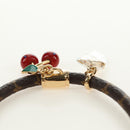 LOUIS VUITTON Monogram Cherry Bracelet M8977Z LV Auth 184683SAM-12