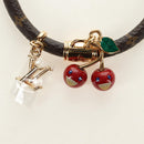 LOUIS VUITTON Monogram Cherry Bracelet M8977Z LV Auth 184683SAM-3