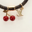 LOUIS VUITTON Monogram Cherry Bracelet M8977Z LV Auth 184683SAM-8