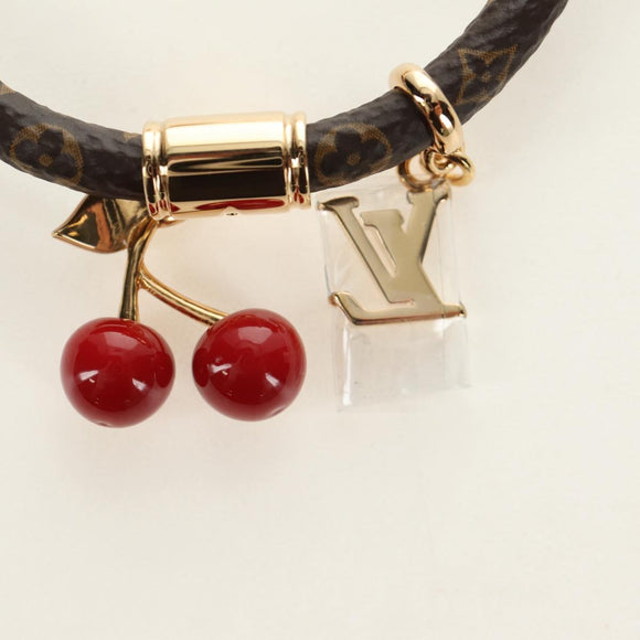 LOUIS VUITTON Monogram Cherry Bracelet M8977Z LV Auth 184683SAM