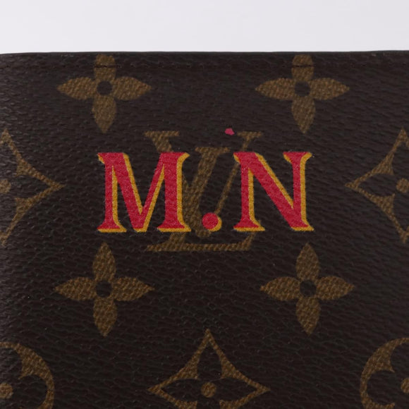 LOUIS VUITTON Monogram Couverture Passpole NM Passport Case LV Auth 184684