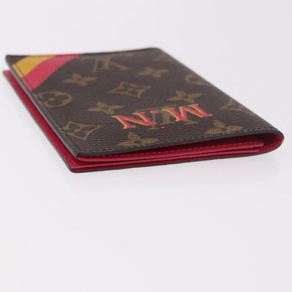 LOUIS VUITTON Monogram Couverture Passpole NM Passport Case LV Auth 184684