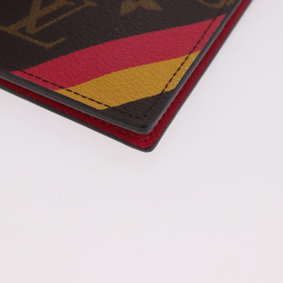 LOUIS VUITTON Monogram Couverture Passpole NM Passport Case LV Auth 184684