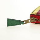 HERMES Watermelon Coin Purse Leather Red Auth 184685M-13