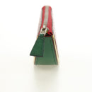 HERMES Watermelon Coin Purse Leather Red Auth 184685M-5