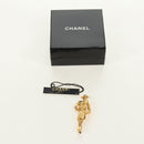 CHANEL Mademoiselle Brooch metal Gold Tone CC Auth 184687V-15