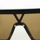 LOUIS VUITTON Sunglasses plastic Black Z1671E LV Auth 184690M-9