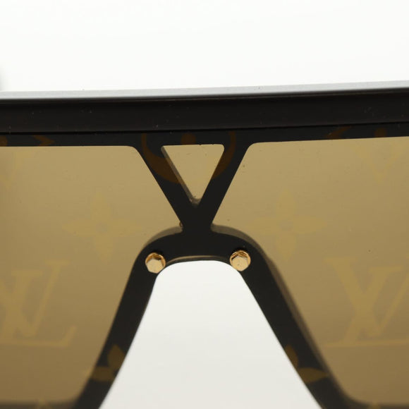 LOUIS VUITTON Sunglasses plastic Black Z1671E LV Auth 184690M
