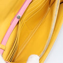 Miu Miu Matelasse Chain Shoulder Bag Leather Pink Silver Auth 184694-19