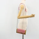 Miu Miu Matelasse Chain Shoulder Bag Leather Pink Silver Auth 184694-24