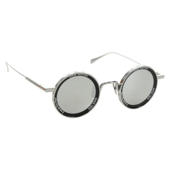LOUIS VUITTON Supervision Metal Round Sunglasses metal Z2223U LV Auth 184695SAM