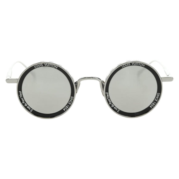 LOUIS VUITTON Supervision Metal Round Sunglasses metal Z2223U LV Auth 184695SAM
