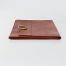 LOUIS VUITTON Epi Jena Clutch Bag Brown M52723 LV Auth 184698-3