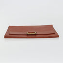 LOUIS VUITTON Epi Jena Clutch Bag Brown M52723 LV Auth 184698-6