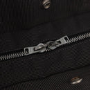 HERMES Her Line MM Hand Bag Canvas Gray Silver Auth 184699-10
