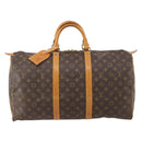 LOUIS VUITTON Monogram Keepall 50 Boston Bag M41426 LV Auth 184701A-13