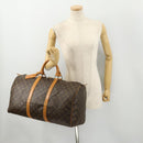 LOUIS VUITTON Monogram Keepall 50 Boston Bag M41426 LV Auth 184701A-22