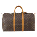 LOUIS VUITTON Monogram Keepall 50 Boston Bag M41426 LV Auth 184701A-2