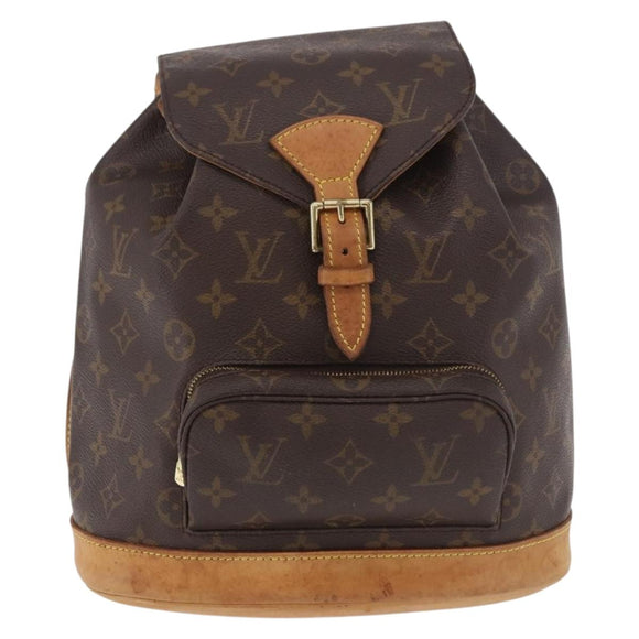 LOUIS VUITTON Monogram Montsouris MM Backpack M51136 LV Auth 184703