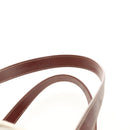 FENDI Zucchino Canvas Tote Bag White Gold Auth 184707V-10