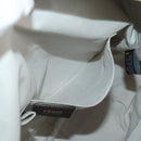 FENDI Zucchino Canvas Tote Bag White Gold Auth 184707V-25