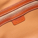 CELINE Macadam Canvas Hand Bag PVC Leather Brown Gold Auth 184709-16