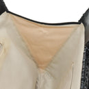 Salvatore Ferragamo Gancini Hand Bag Rattan Black Silver Auth 184711V-21