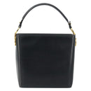Salvatore Ferragamo Shoulder Bag Leather 2way Navy Gold Auth 184712-2
